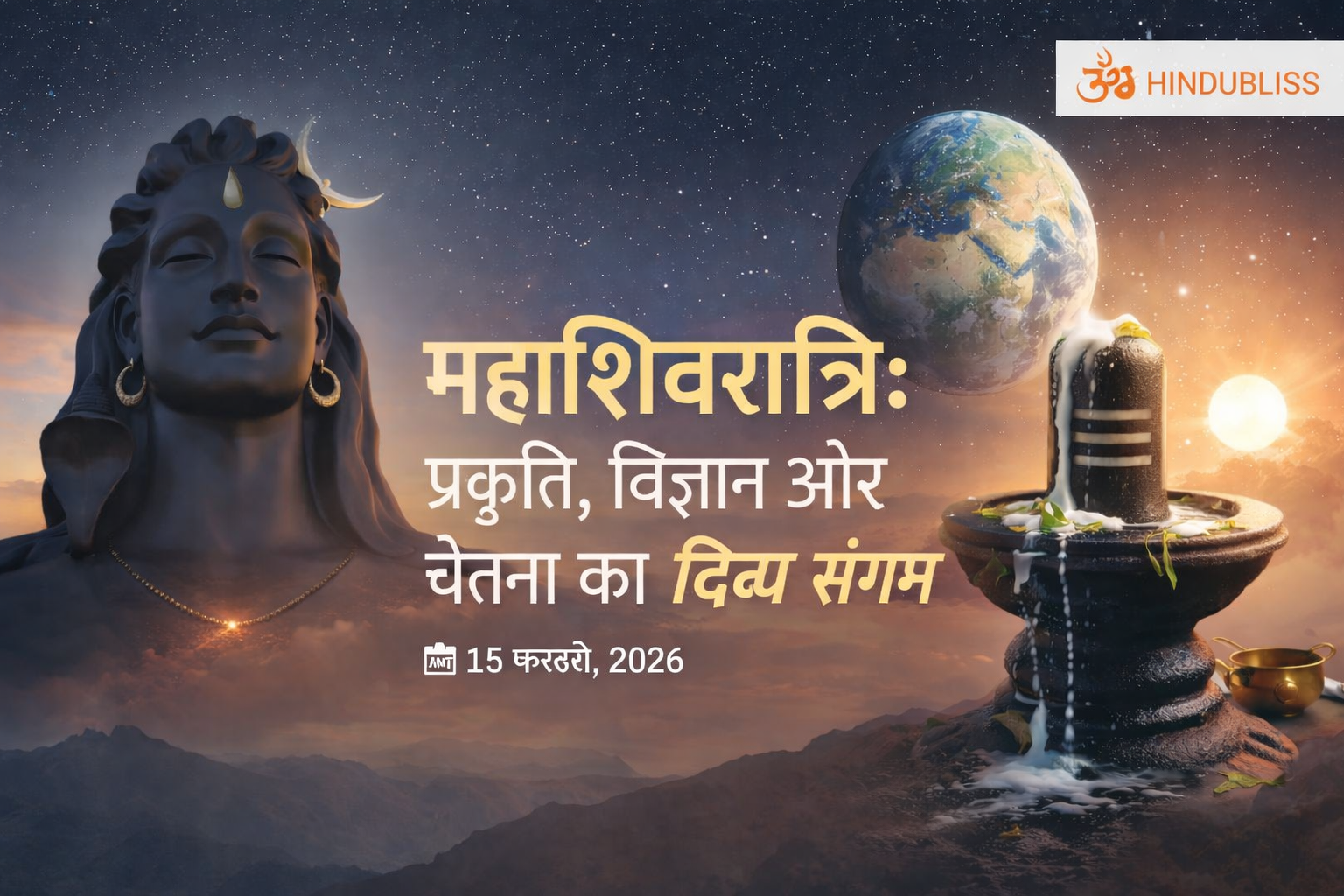  महाशिवरात्रि: प्रकृति, शरीर और चेतना का संगम