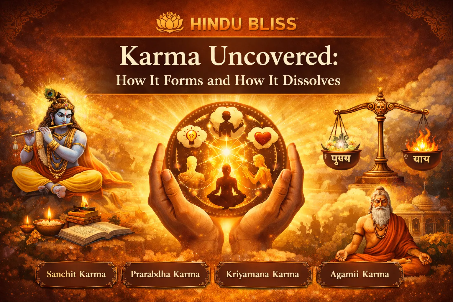 Karma Explained: Sanchit, Prarabdha & Kriyamana