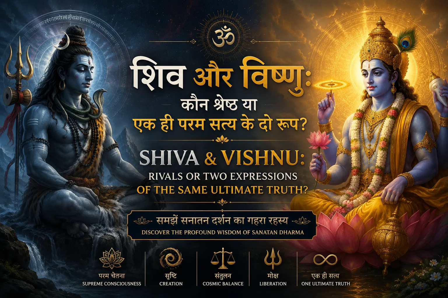 Why Are Shiva and Vishnu Called Devotees of Each Other? Who Is Greater?