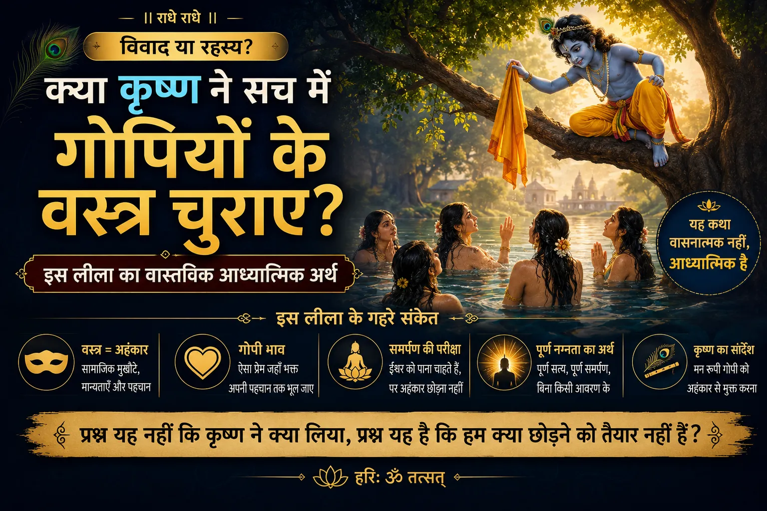 Did Krishna Really Steal the Gopis’ Clothes? Understanding the Deeper Meaning of This Leela
