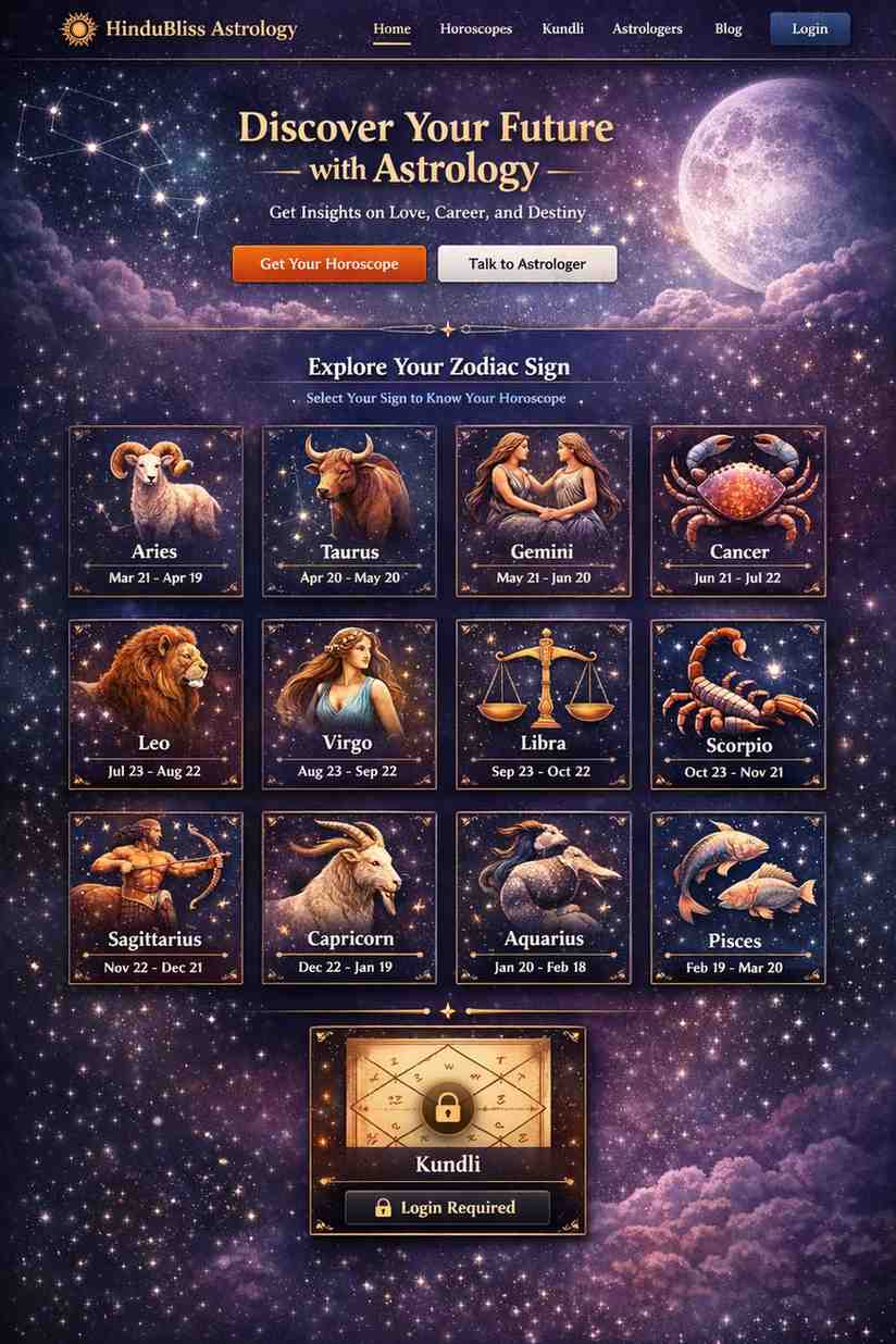 Astrology on Hindu Bliss
