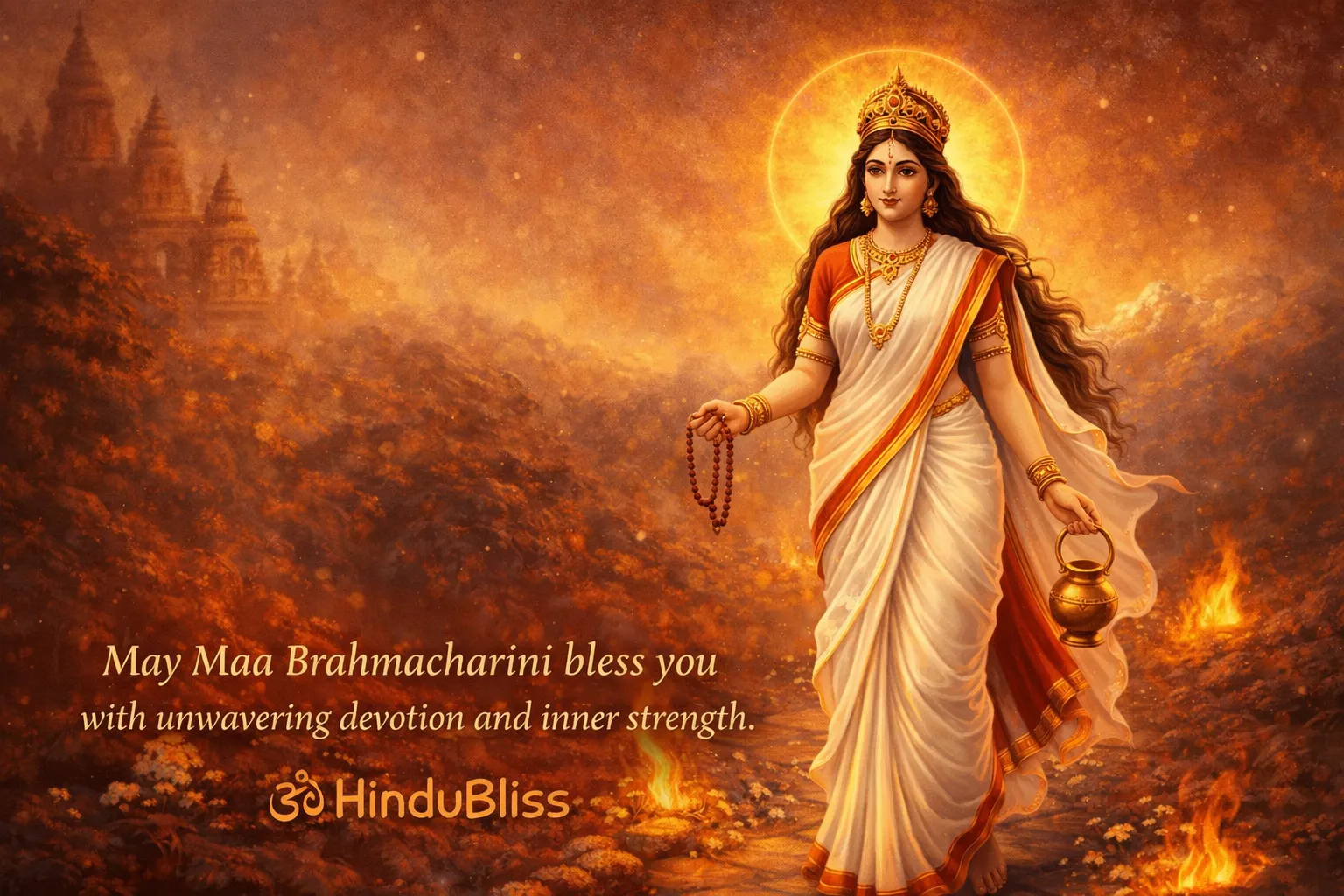 Navratri Day 2: Maa Brahmacharini